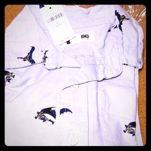 Gap Kids DC Comic Batman Button Down Long Sleeve